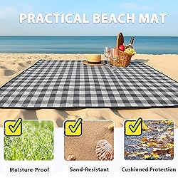 TigeJoy Extra Large Picnic Blanket Waterproof