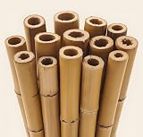 BPIL Bamboo Plant Supports 2ft-10ft Heavy Duty Canes 6-14mm Thick Garden Stakes