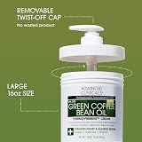 Advanced Clinicals Green Coffee Bean Oil Thermo-firming Cream 16 oz Spa Size view 3