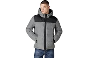 DKNY mens Mixed Media Quilted Puffer JacketCoat