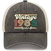 Vintage 1985 Limited Edition Hat Funny Trucker Hats Women Funny Baseball Hat Funny Birthday Gifts