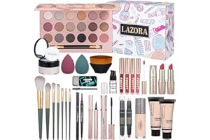 LAZORA Makeup Kit for Teens Women Makeup Sets for Tweens Women Full Kit Essential Bundle Include Eyeshadow Palette Set Makeup Kits Teenagers