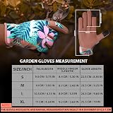 Escort Tools Ladies Leather Gardening Work Gloves Thorn Proof Touch Screen M view 7