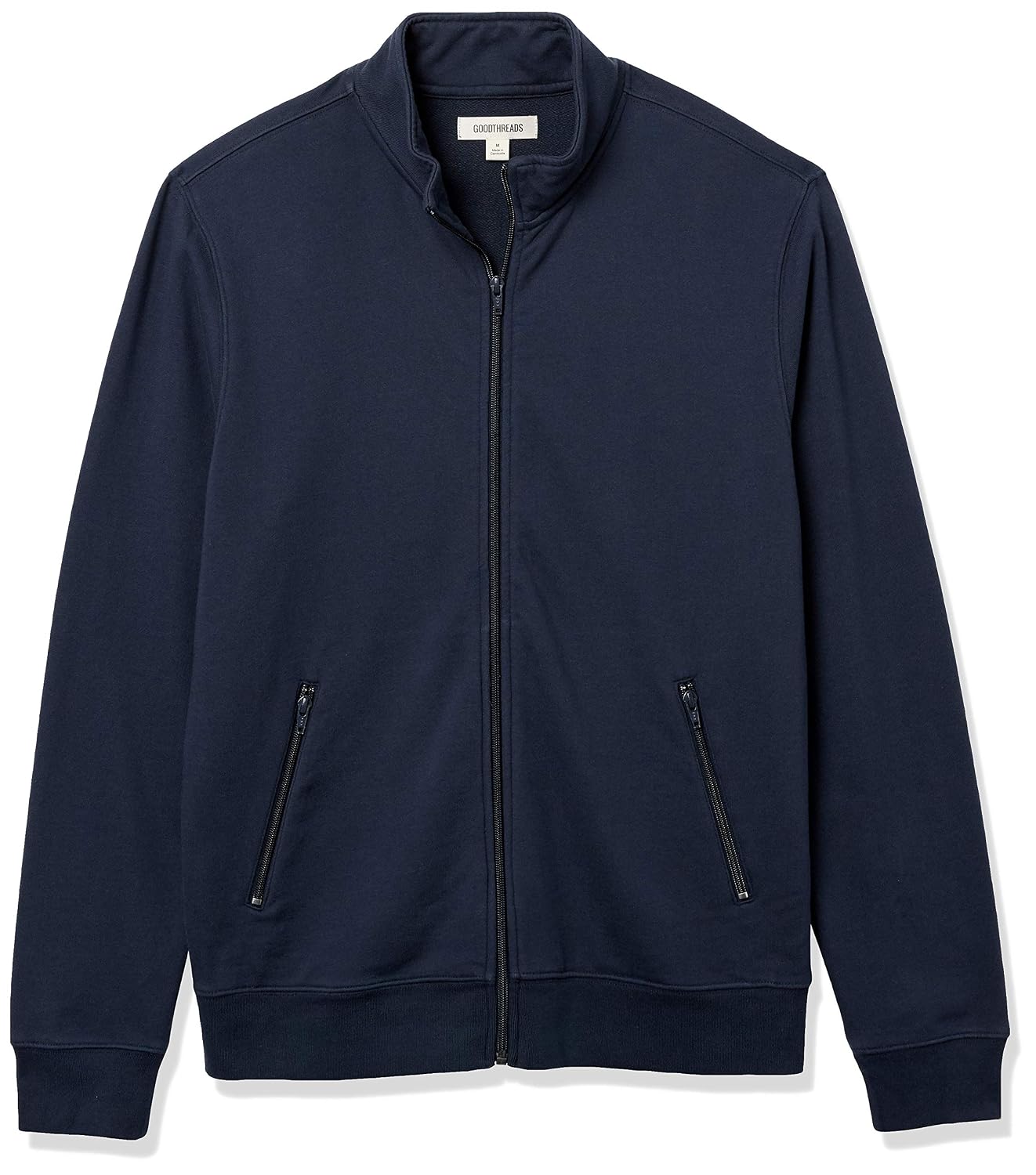 Goodthreads Lightweight French Terry Track Jacket athleticwarmupand