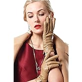 NappaNovum Women's Italian Leather Gloves Lambskin Winter Comfort Gloves (Touchscreen or Non-Touchscreen)