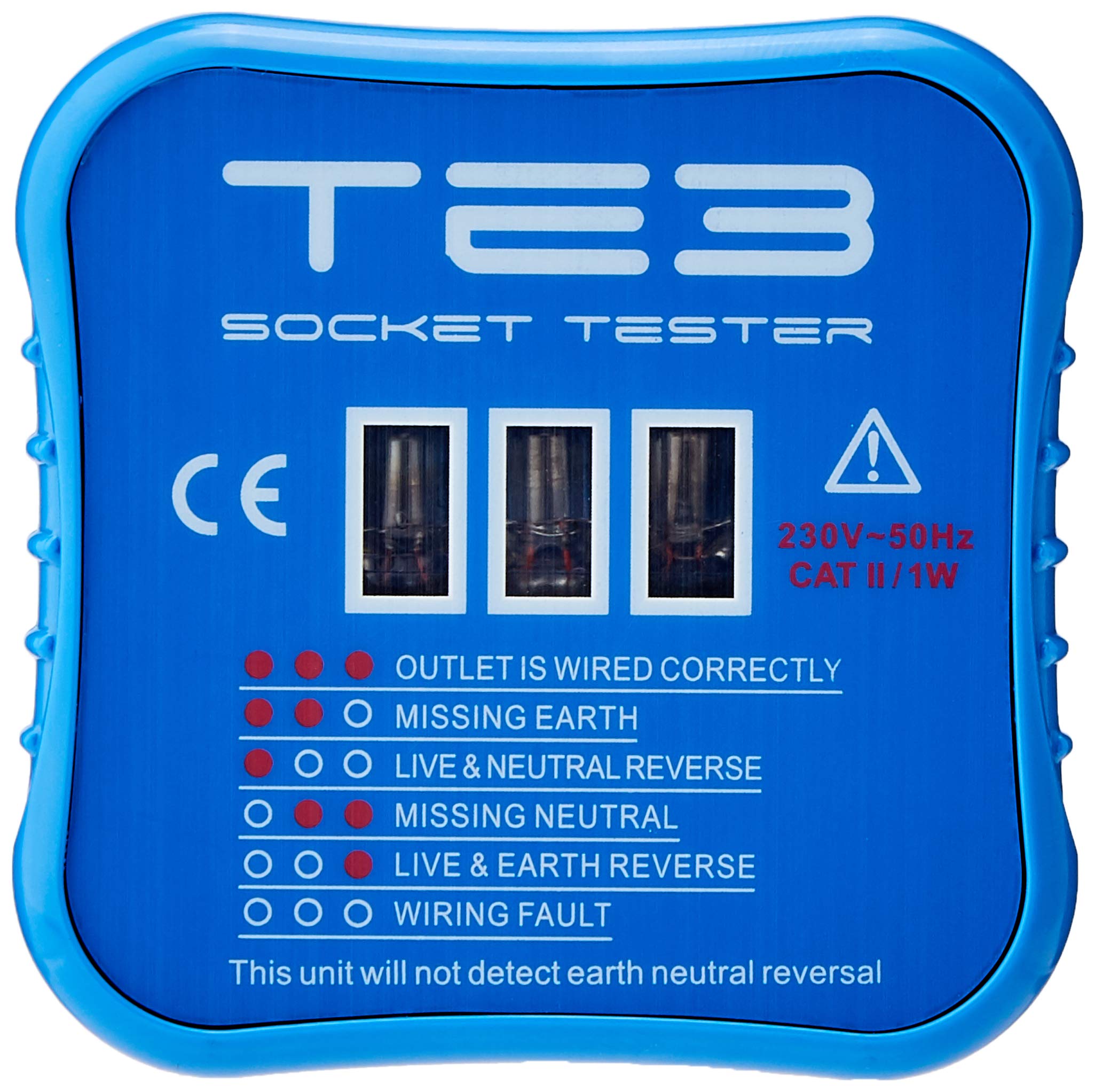 Knightsbridge TE3 Test Equipment BS1363 Socket Tester , Blue
