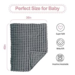 PU MEI Grey Throw Blanket, Fluffy Soft Blankets