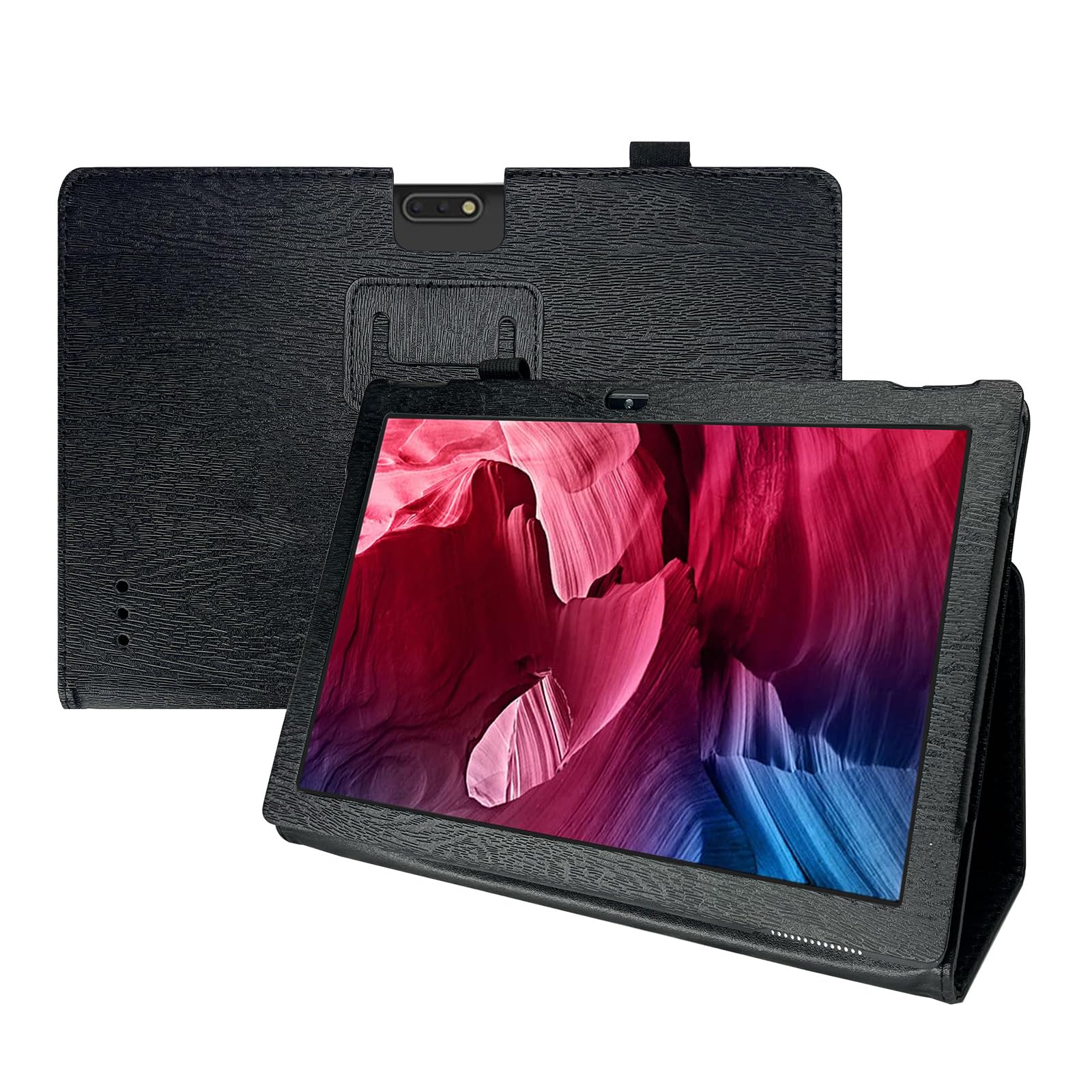 Photo 1 of (for ZZB ZB10 Tablet/YQSAVIOR YQ10S Tablet) Transwon Case for ZZB Tablet 10 inch Android 14 Tablets/ATOZEE ZB10S Tablet/YQSAVIOR YQ10S 10.1 inch Tablet/ YQ10S MAX Tablet - Black
