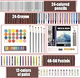 KINSPORY 168 PCS Art Set for Kids Deluxe Case Gift Teens Boys Girls view 3