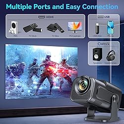 Smart Mini Projector with Android 11.0,2024