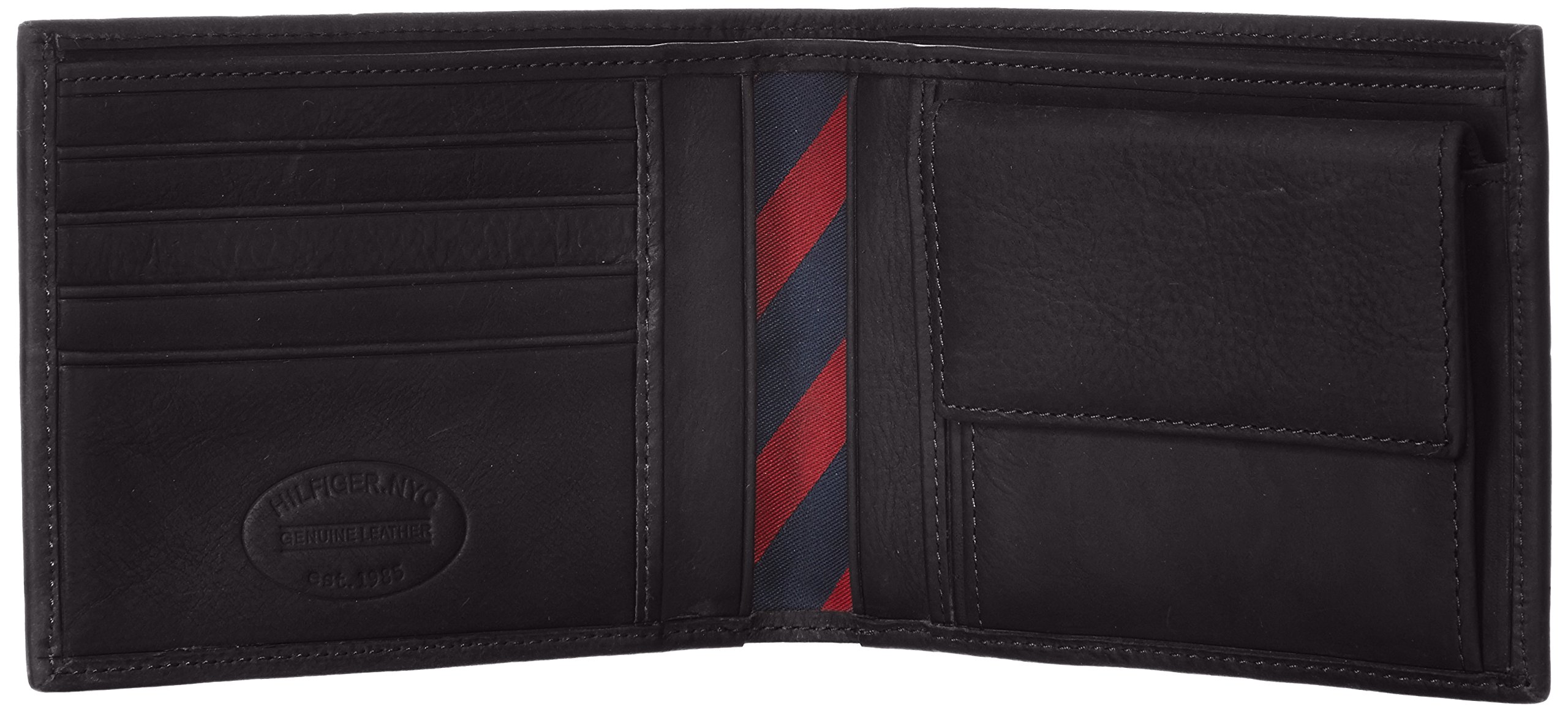 Tommy Hilfiger Geldbörse JOHNSON Schwarz BM56924756-990 Herren Geldbeutel Geldtasche Börse Portemonnaies Leder 4