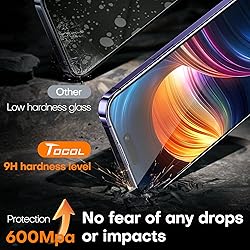 TOCOL for iPhone 14 Pro Max Screen Protector 9H