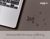 Nordik By Design Nordik Cork Leather Desk Mat 89 x 43 cm Gunmetal Grey view 6
