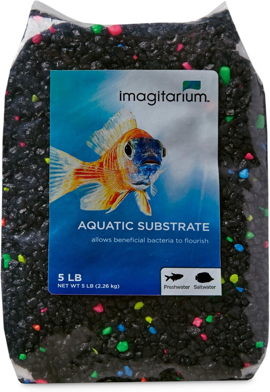 imagitarium black aquarium sand