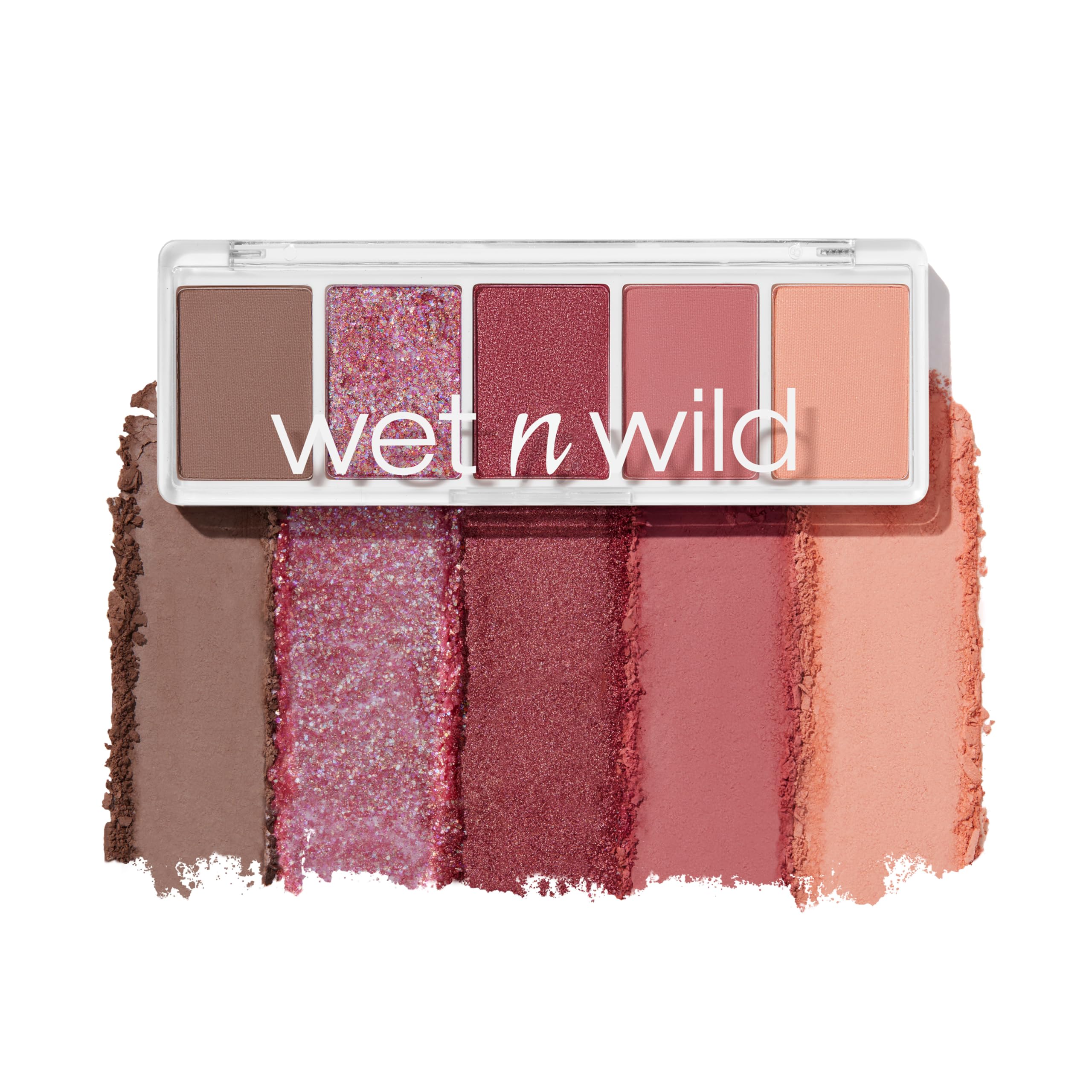 Wet n Wild, Color Icon 5-Pan Palette, Eyeshadow Palette with 5 Richly Pigmented Shades for Everyday Makeup, Long-Lasting and Easy to Blend Formula, Full Bloomin'