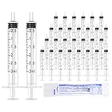 30 Pack 3ml Syringe without Needle for Liquid