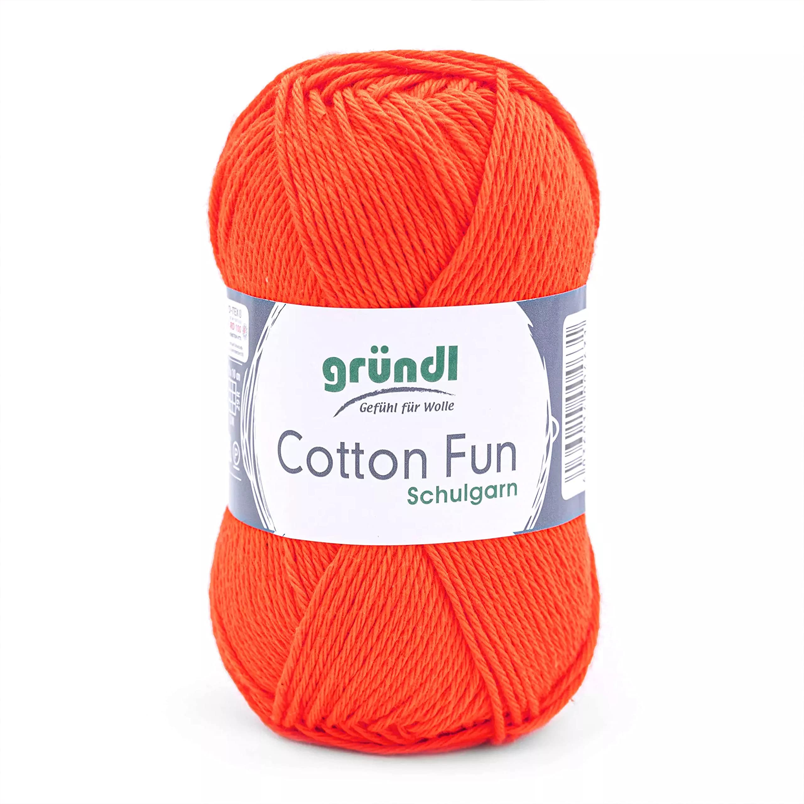 Gründl Yarn, Acrylic, Orange, ca. 115 m