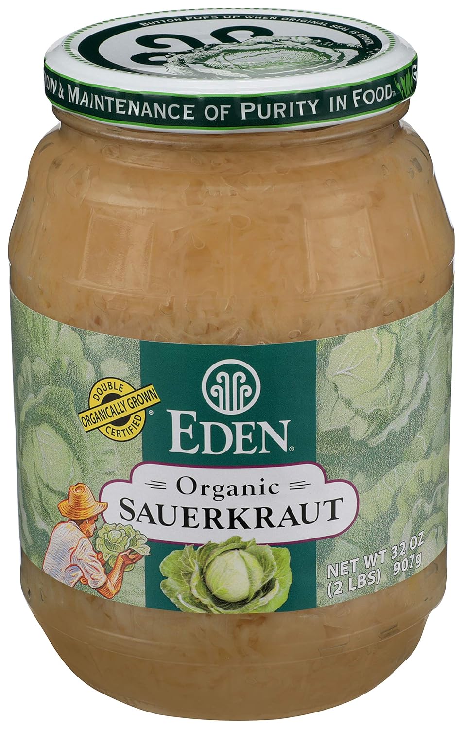 Eden Organic Sauerkraut, 32 oz Grocery & Gourmet Food