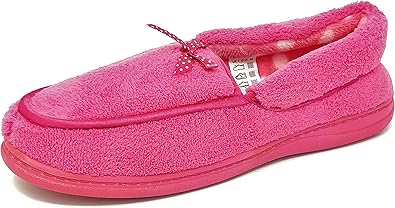 blue moccasin slippers