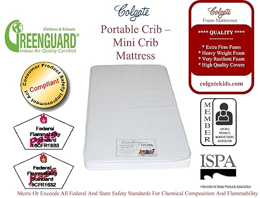 colgate portable crib mattress