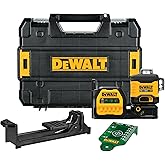 DEWALT 20V MAX Laser Level, Jobsite, 3 x 360, Green, Tool Only (DCLE34030GB)