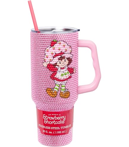 Amazon.com | Silver Buffalo Strawberry Shortcake 40oz Stainless