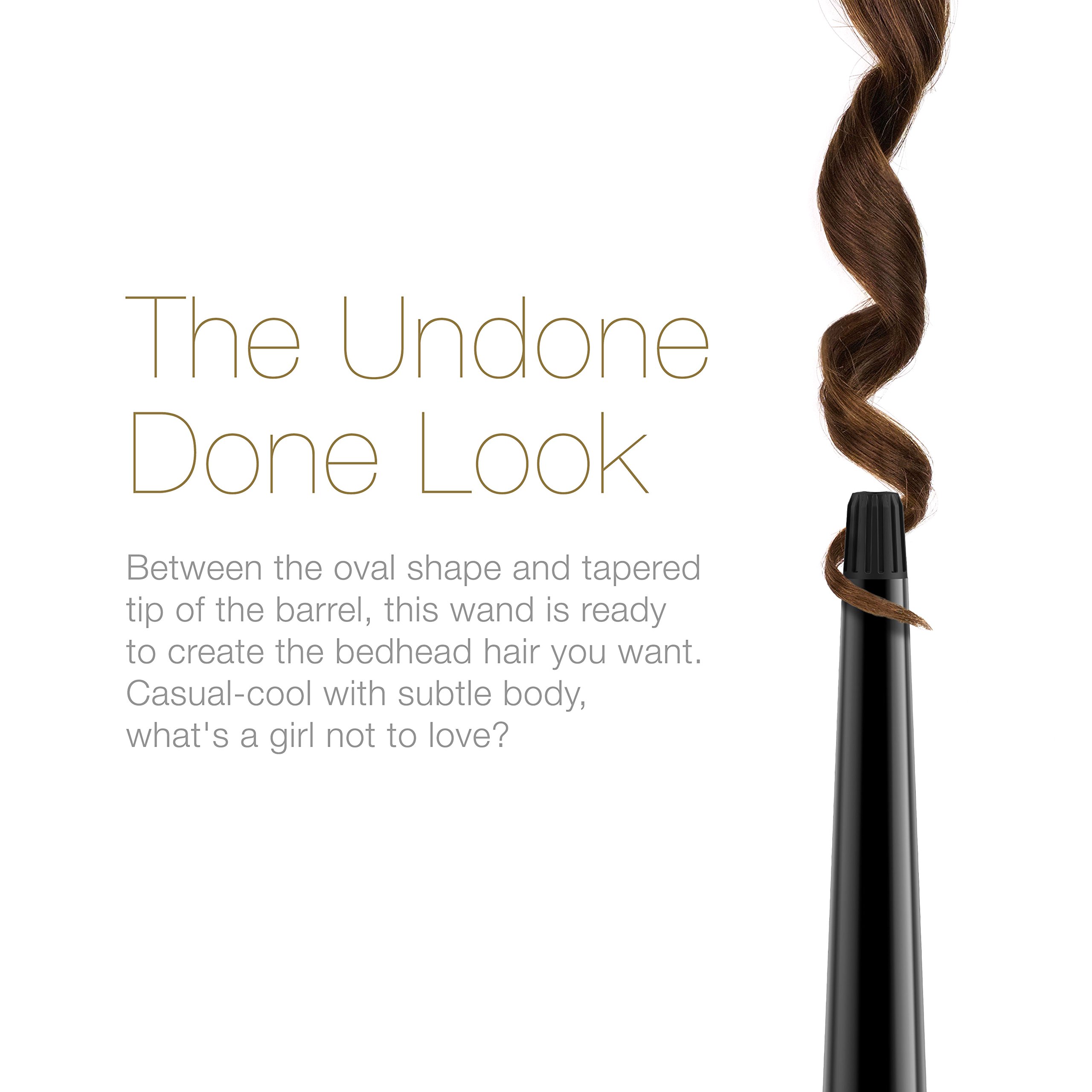 xtava It Oval Hair Curling Wand ¾ to 1¼ Professional Dual Voltage