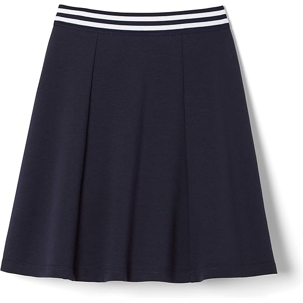 French Toast Kick Pleat Skirt Girls Khaki 10