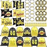 Paterr 60 Pcs Softball Party Favors Gifts 12 Drawstring Bag 12 Makeup Bags 12 Lipstick Holder 12 Hair Scrunchies 12 Bracelet for Softball Party(Sweet Style)