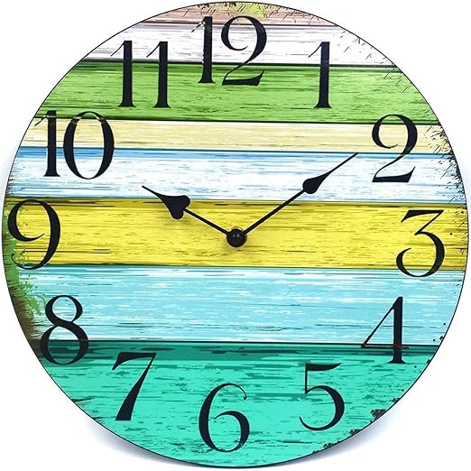 Amazon Com Coindivi 12 Inch Wall Clock Battery Operated Non