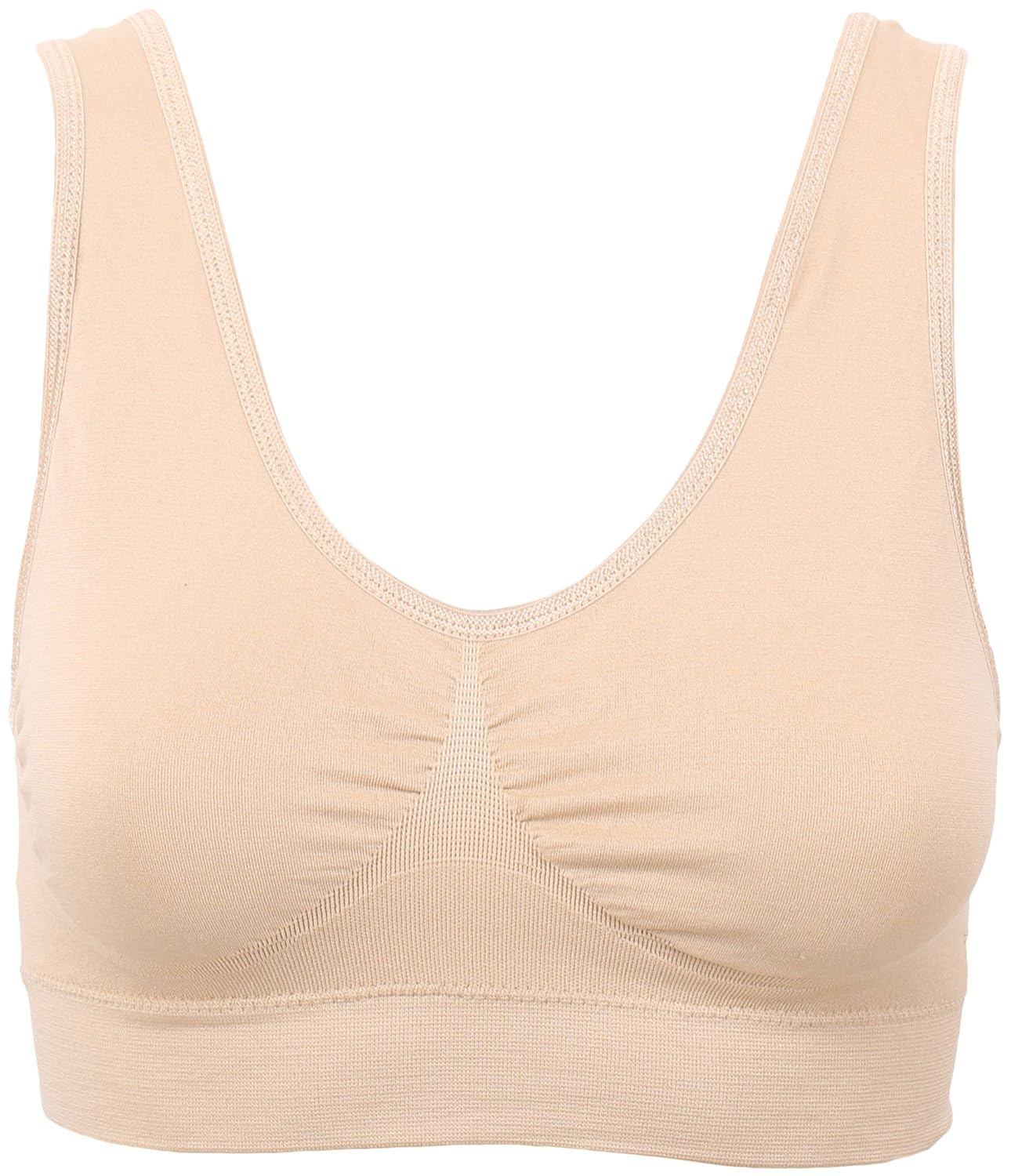 Buy Milan Collections Women's Poly Cotton Wire Free Bra (ML46XXLD