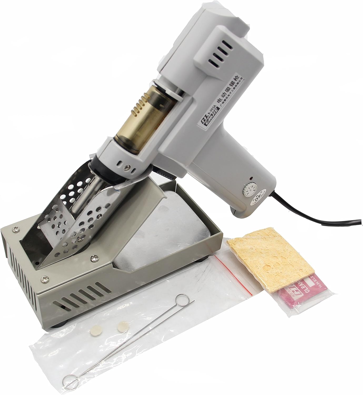 Huanyu S993A Electric Desoldering Gun DeSolder Gun Solder Sucker Gun