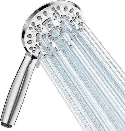 Cobbe High Pressure Shower Head 8 Modes Chrome Universal️ Low Pressure