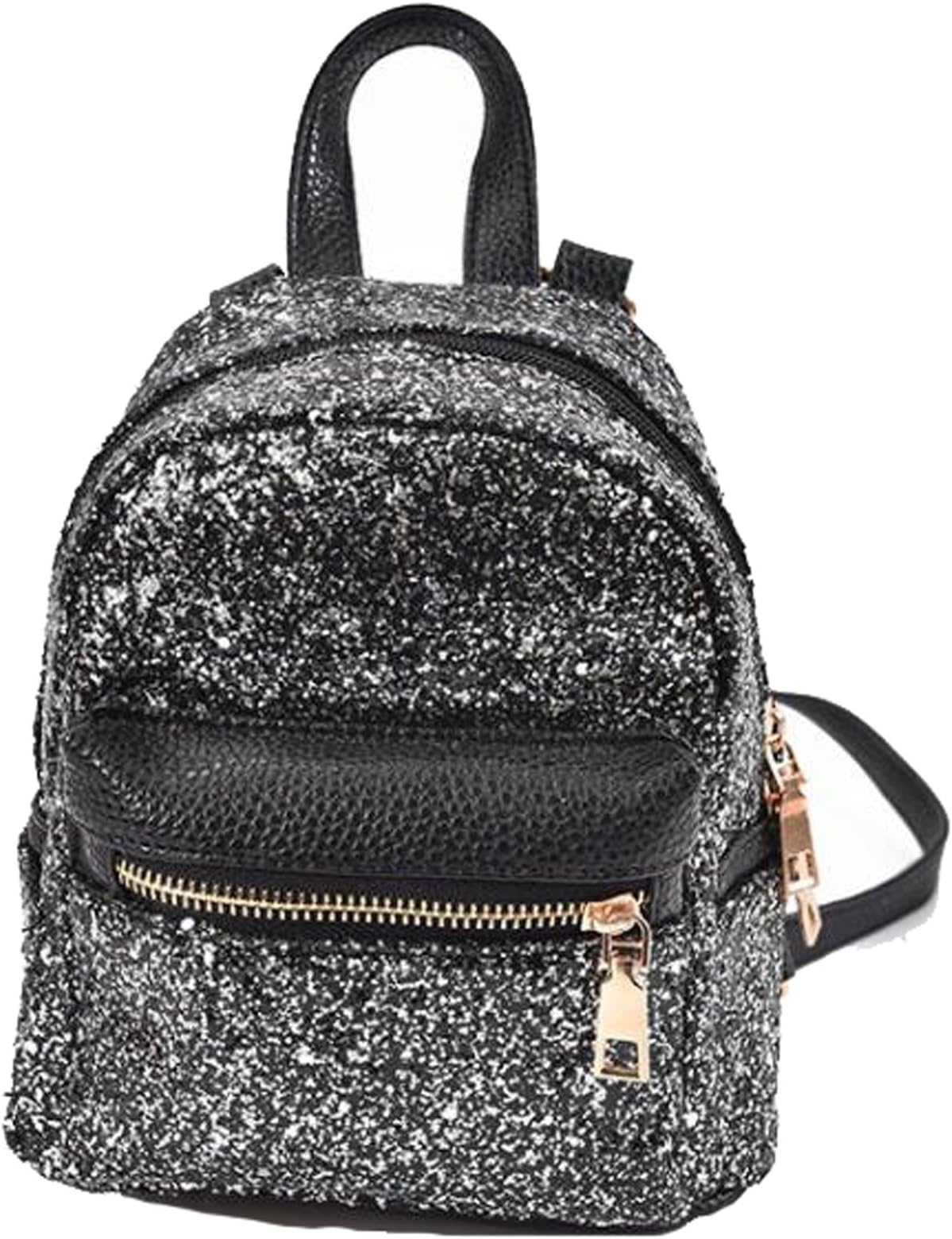 SEALINF Women Girl Bling Mini Backpack Convertible Shoulder Cross Bags Purse