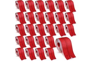 Tigeen 12 Roll Heavy Duty Zipper Door for Dust Barriers 7 ft x 3 Inch Bulk Self Adhesive Construction Zipper Door for Greenhouse Tent Accessories