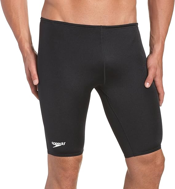 Speedo Men's LearnToSwim Solid Jammer Swimsuit