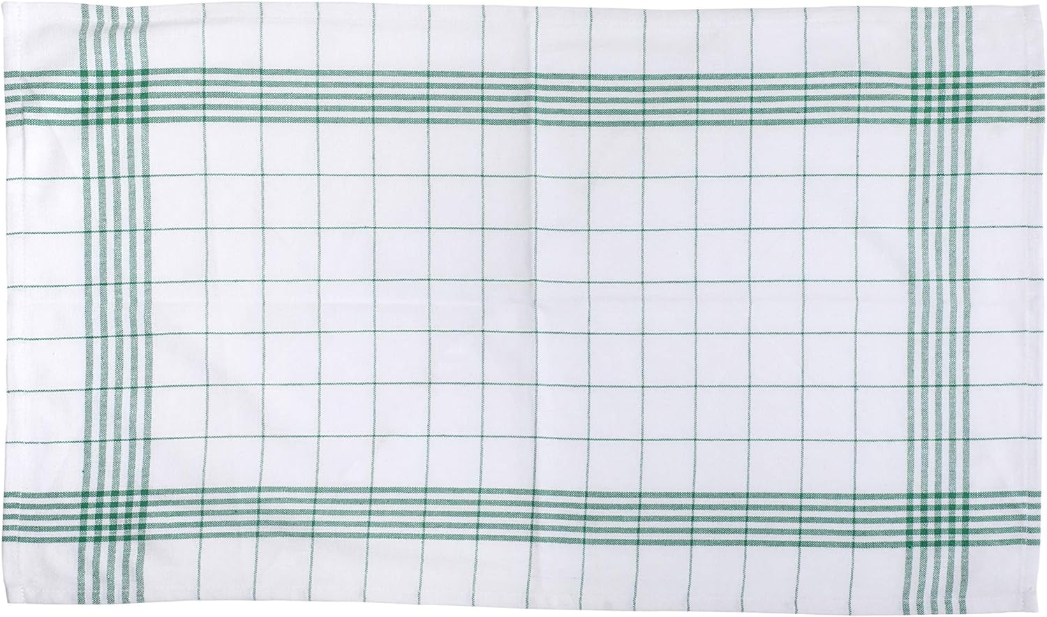 DG Collections Kitchen Dish Towels, 100% Natural Cotton, Set of 12 (15x25 Inches), Multi-Purpose Kitchen Towels, Very Soft, Highly Absorbent, Lint Free, Checkered Design Tea Towels for Kitchen Decor: Kitchen & Dining