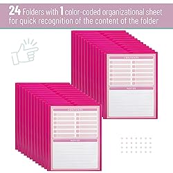 Mr. Pen- Plastic Folders with Pockets and