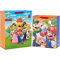 Carte D'anniversaire Super Mario Pour Frère, Produit Officiel