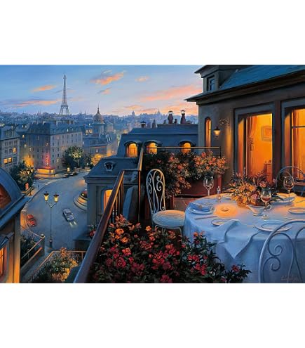 Schmidt Spiele 58512 Laurie Prindle, Rosa Blu, Puzzle da 1000 Pezzi