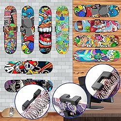 YIBEICO Skateboard Decks Wall Mount 360° Rotating