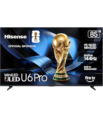 Amazon.com: TCL 85-Inch QM6K QLED 4K Smart QD-Mini LED TV with