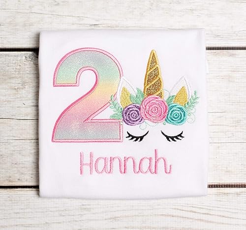 unicorn 1st birthday shirt