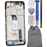 Display Screen Touch Digitizer with Screen Frame for Xiaomi Redmi Note 10 5G Black 6.5