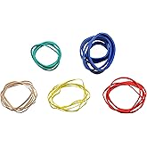 CanDo 10-1855 Hand Exerciser, Additional Latex Free Bands, 5 Pack Set