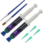 Ouwinway 2-pack UV Solder Mask Ink, UV Curing Solder Mask Ink,UV Solder Mask Ink,UV Curing Green Solder Mask BGA PCB Solder R