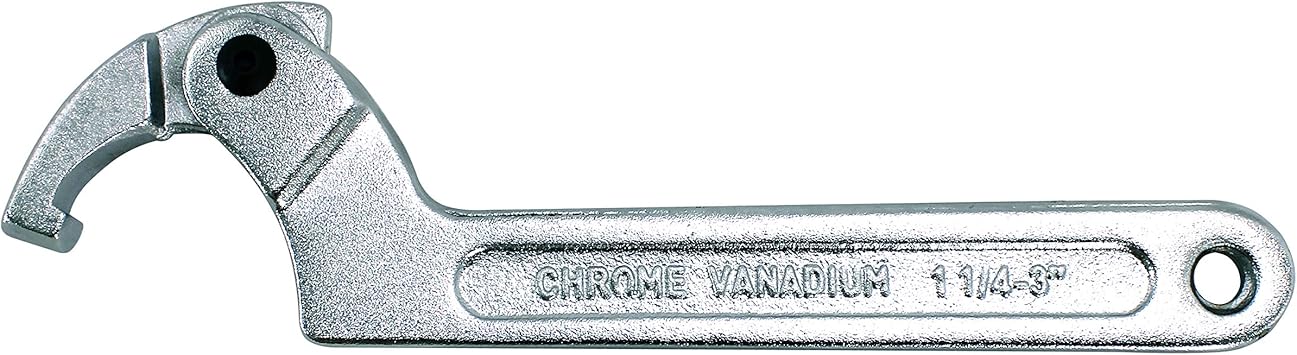 Amazon Hfs R フックレンチ 32 76mm 調整可 Mサイズ Cスパナ 車高調 リングナット 締め 緩め ロックナットサスペンション 修理 フレキシブル フックスパナ フックレンチ