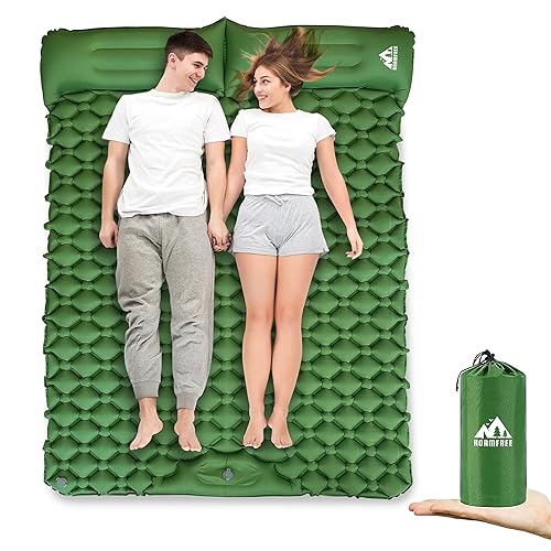 ROAMFREE Double Sleeping Pad for Camping Ultralight Portable