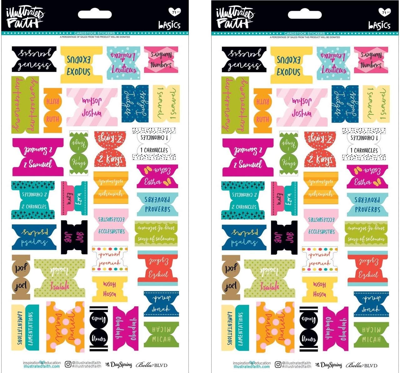Illustrated Faith - Bible Book Tabs (2-(Pack))
