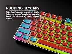Ranked Pudding PBT Keycaps | 112 Double Shot